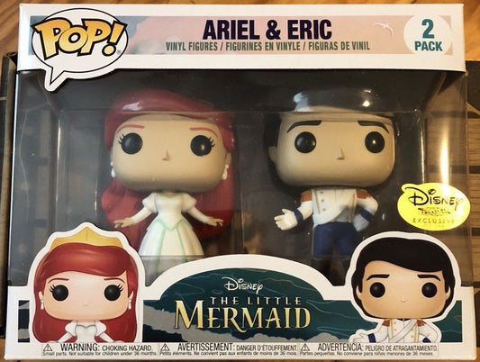 The Little Mermaid - Ariel & Eric Disney Treasure Exclusive Pop! Vinyl Disney 2 Pack