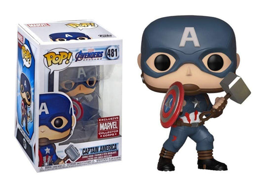 Avengers Endgame - Captain America Collector Corps Exclusive Pop! Vinyl #481