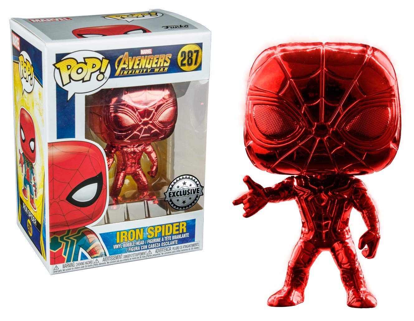 Avengers Infinity War - Iron Spider Red Chrome Pop! Vinyl #287