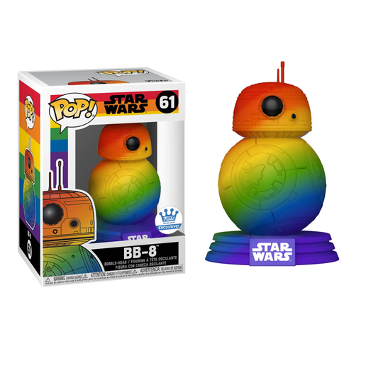 Star Wars - BB-8 (Rainbow) Funko Stickered Exclusive Pop! Vinyl #61