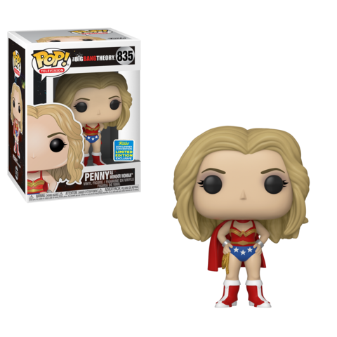 Big Bang Theory - Penny as Wonder Woman SDCC 2019 Exclusive Pop! Vinyl - Ozzie Collectables