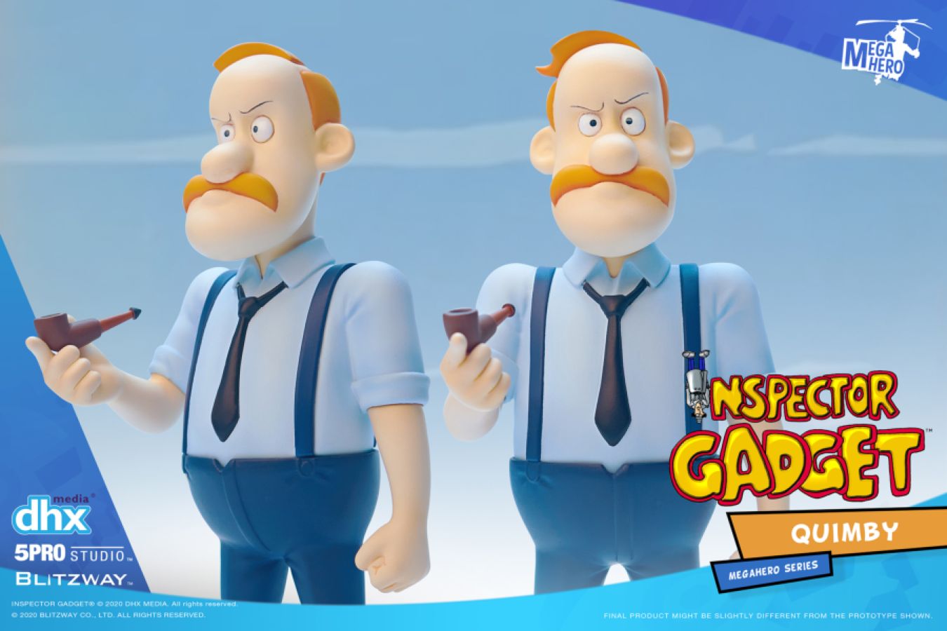 Inspector Gadget - Chief Quimby 1:12 Scale Action Figure - Ozzie Collectables