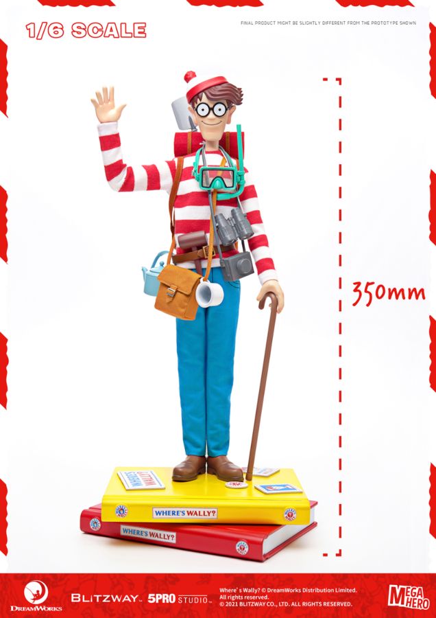 Where's Wally? - Wally 1:6 Scale 12" Action Figure