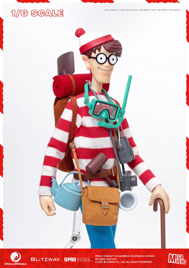 Where's Wally? - Wally 1:6 Scale 12" Action Figure