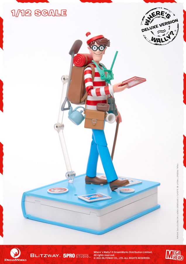 Where's Wally? - Wally Deluxe 1:12 Scale 6" Action Figure