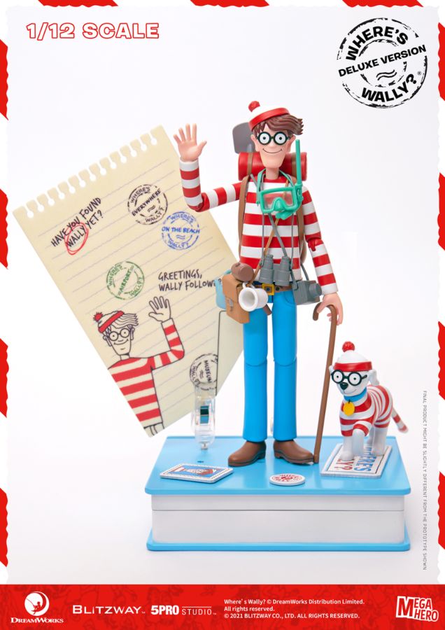 Where's Wally? - Wally Deluxe 1:12 Scale 6" Action Figure
