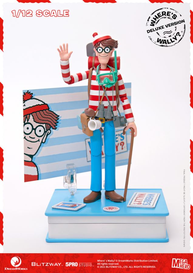 Where's Wally? - Wally Deluxe 1:12 Scale 6" Action Figure