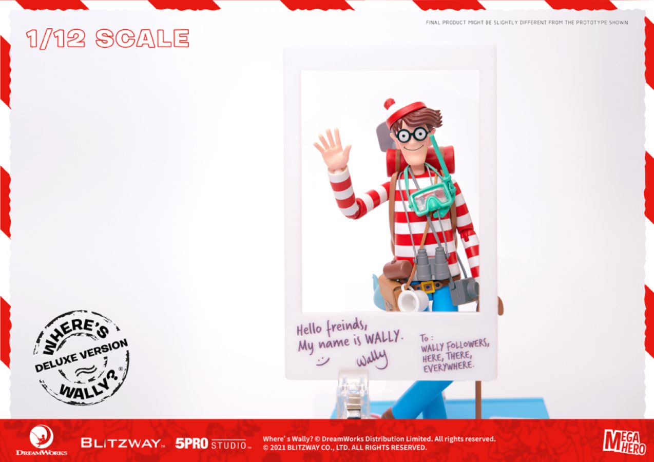 Where's Wally? - Wally Deluxe 1:12 Scale 6" Action Figure