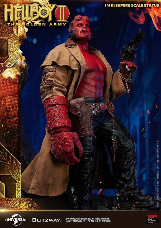Hellboy 2 - Hellboy 1:4 Scale Statue