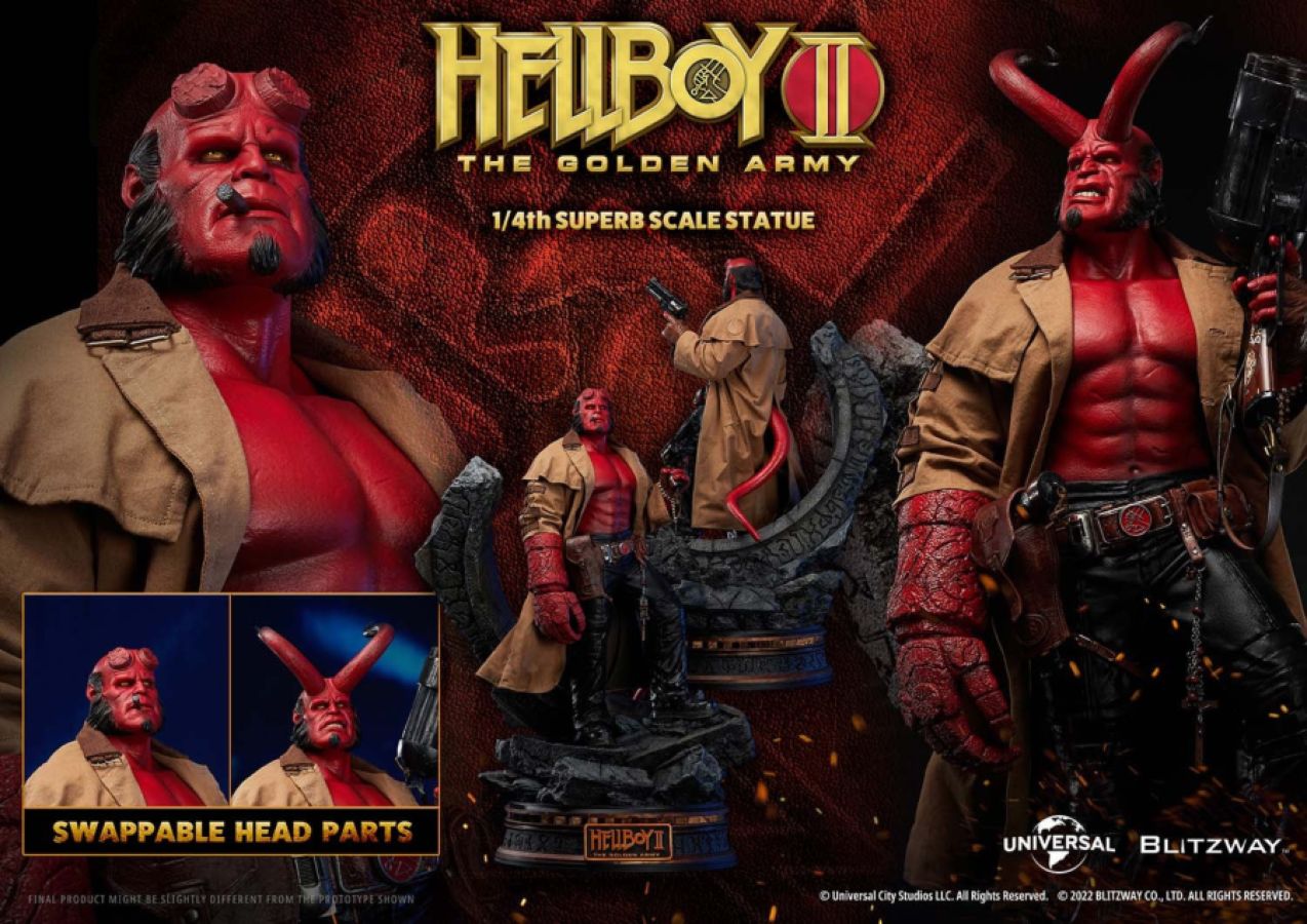 Hellboy 2 - Hellboy 1:4 Scale Statue