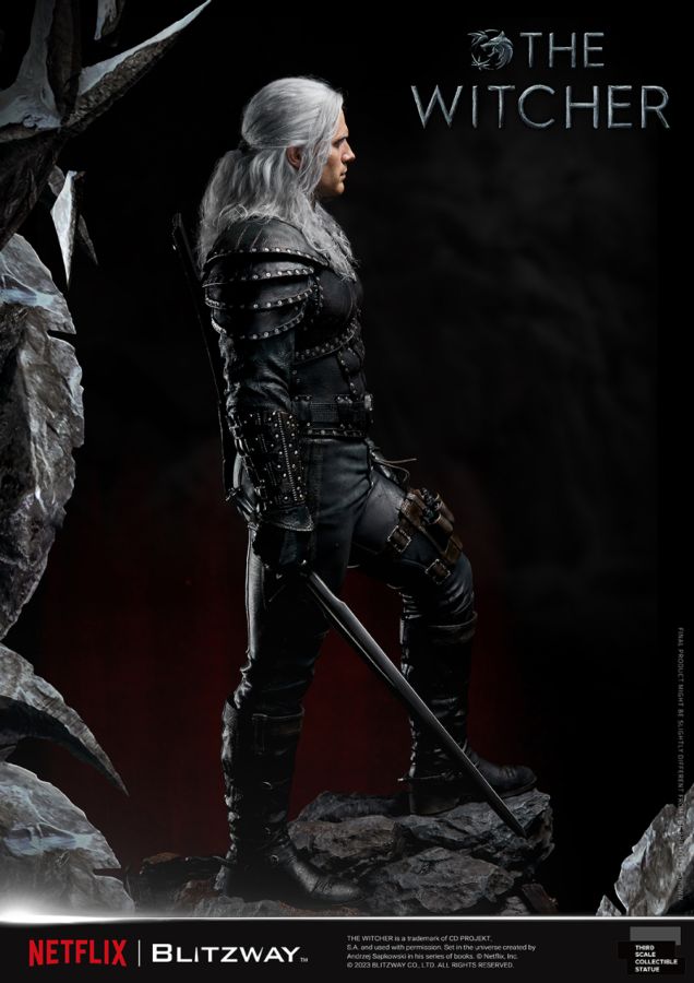 The Witcher (TV) - Geralt of Rivia 1:3 Scale Statue