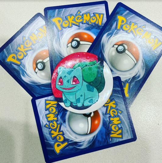 Pokémon - Assorted Holographic Badges - Cynthia D'Amico Art Badges