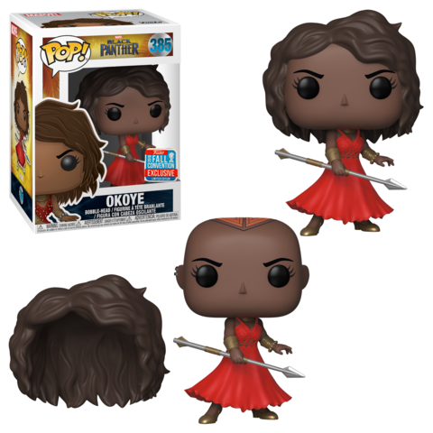 Black Panther - Okoye with Red Dress Pop! Vinyl 2018 New York Fall Convention Exclusive - Ozzie Collectables