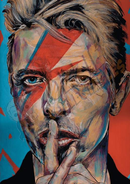 Music Icons - David Bowie - Killustrate Art Print Poster