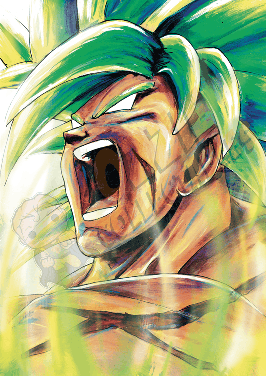 Dragon Ball Super - Broly - Killustrate Art Print Poster