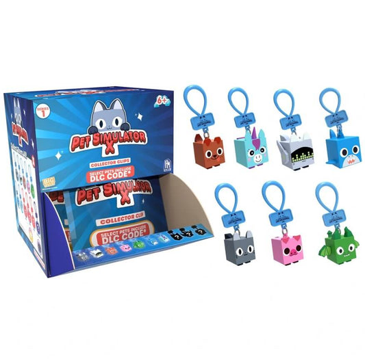 Roblox Pet Simulator X Series 1 Collector Clip Mystery Box (24 Packs) 