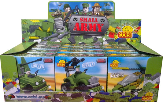 Small Army - 60 Piece Construction Set CDU #1 (Display of 12) - Ozzie Collectables