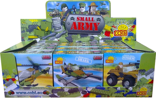 Small Army - 60 Piece Construction Set CDU #2 (Display of 12) - Ozzie Collectables