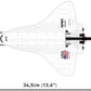 COBI - Space Shuttle Atlantis Model (685 pieces)