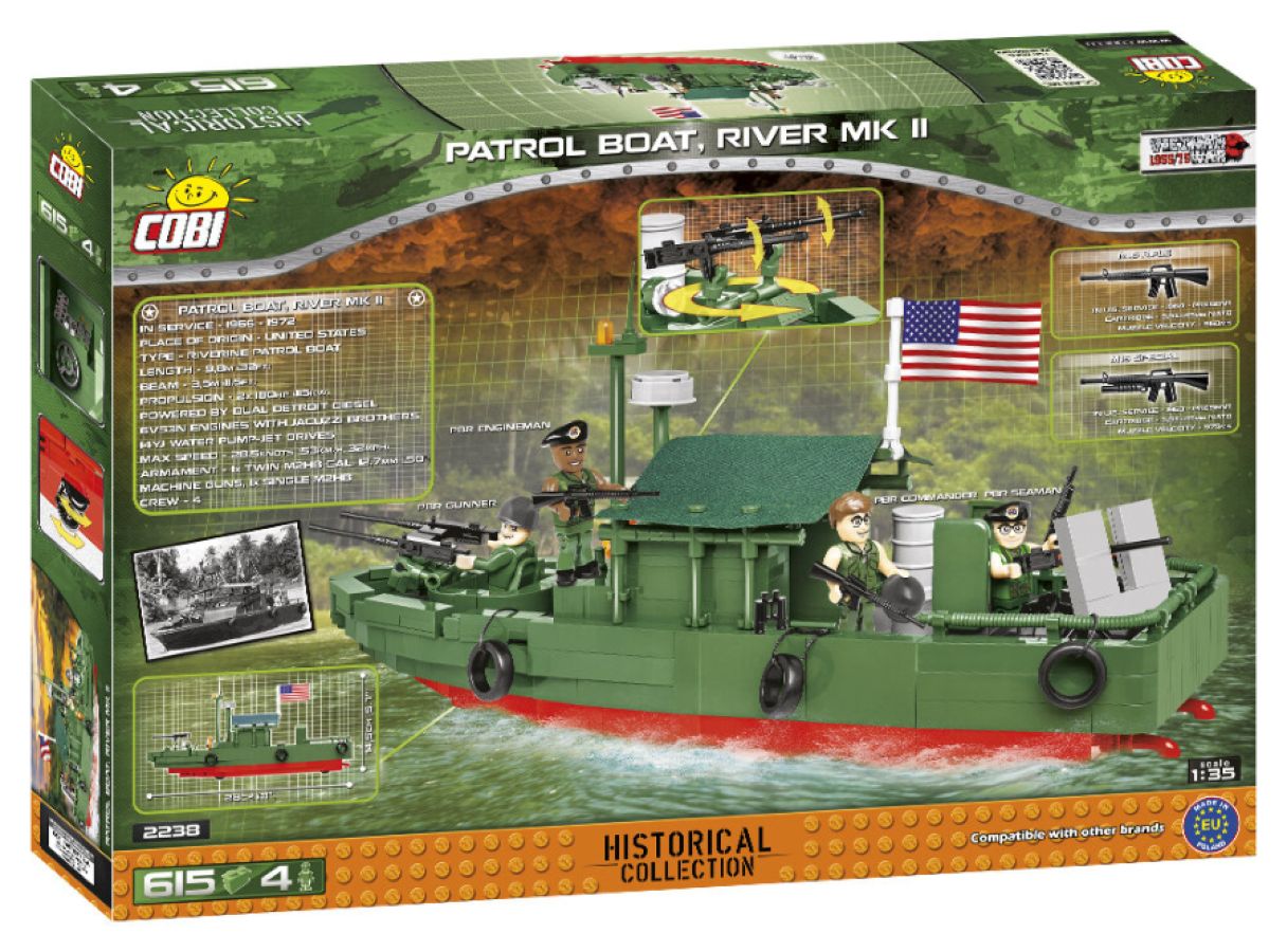 Vietnam War - Patrol Boat River MkII 618 pieces