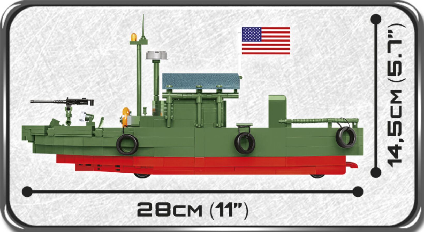 Vietnam War - Patrol Boat River MkII 618 pieces