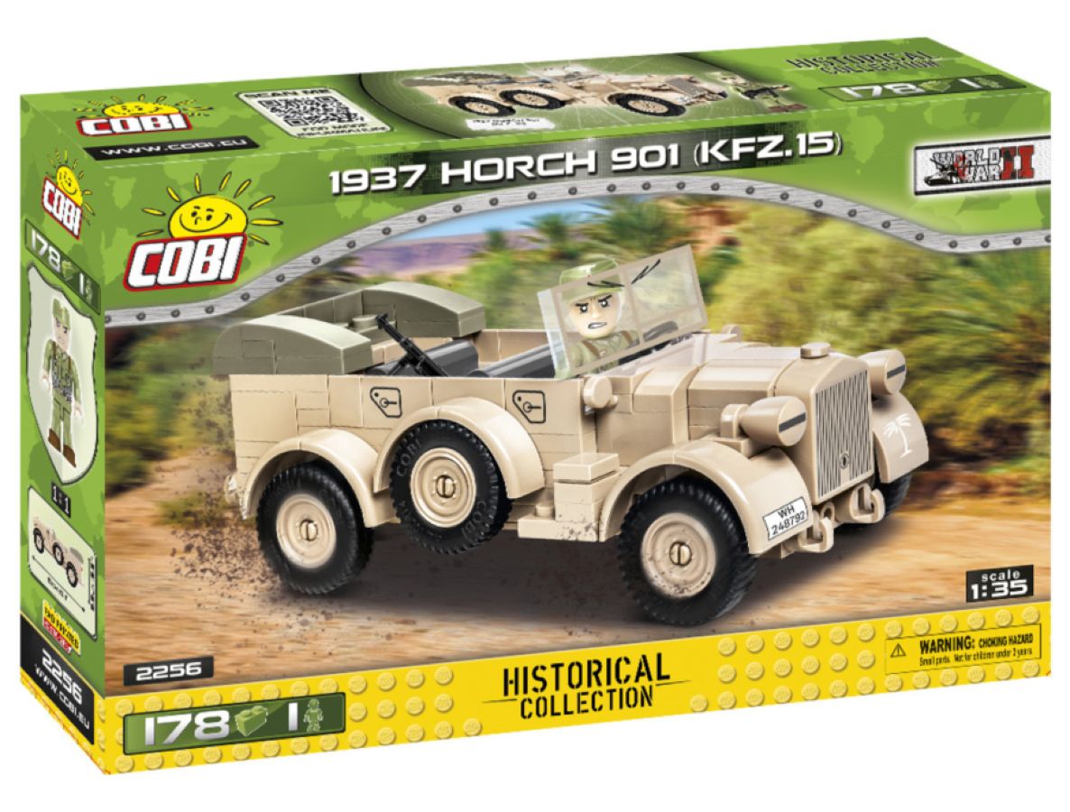 World War II - 1937 Horch 901 (KFZ 15) (185 pieces)