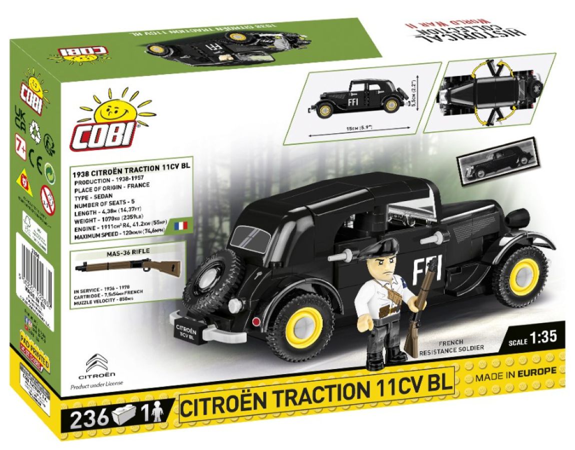 World War II - 1938 Citroen Traction 11C (236 pieces)