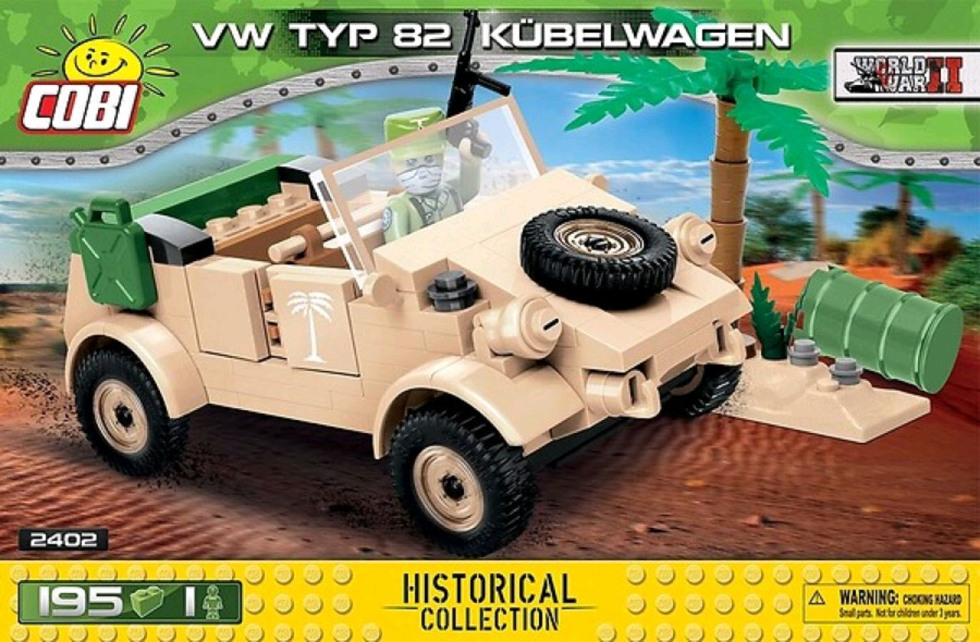 World War II - VW Typ 82 Kubelwagen 195 pieces