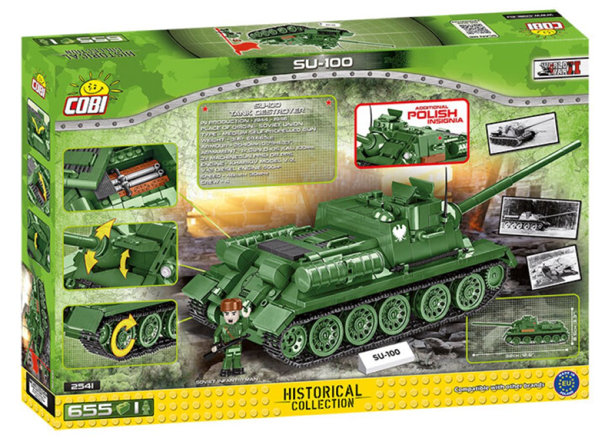 World War II - SU 100 Tank 646 pieces