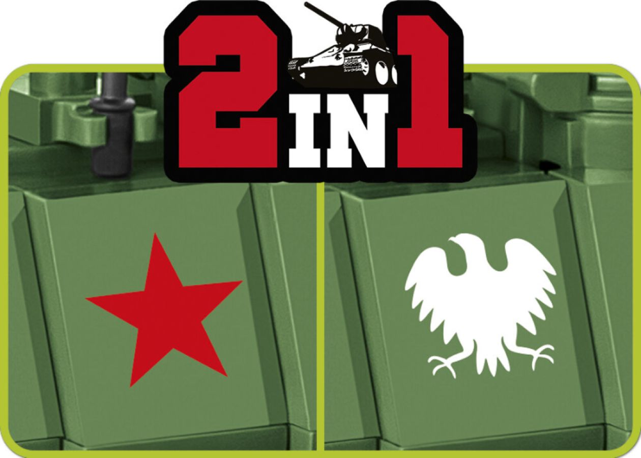 World War II - T-34-85 Tank 668 pieces