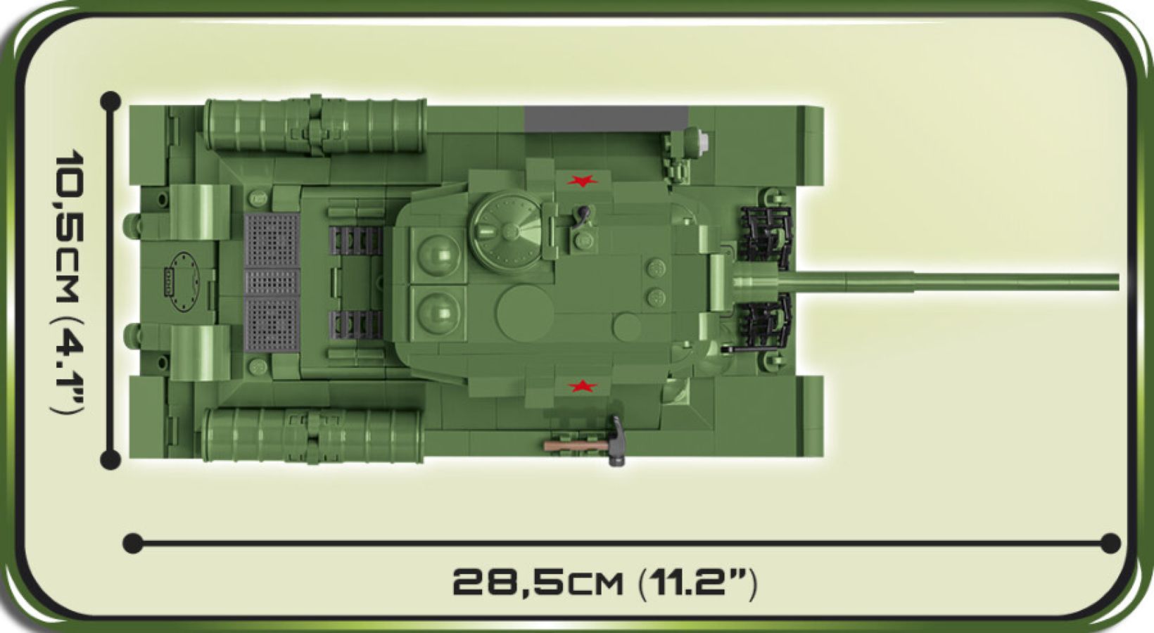 World War II - T-34-85 Tank 668 pieces