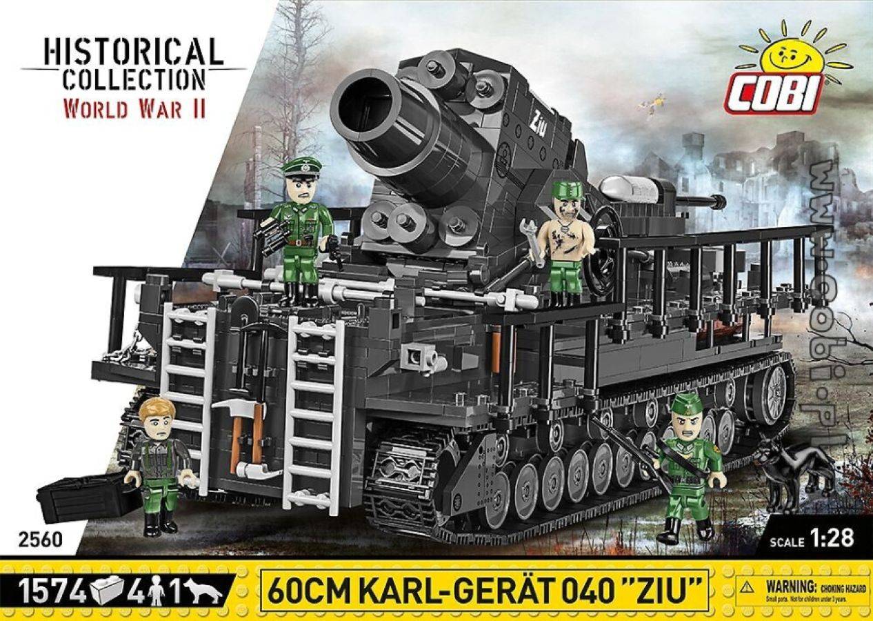 WW2 - 60cm Karl-Great 040 Ziu 1574 pcs