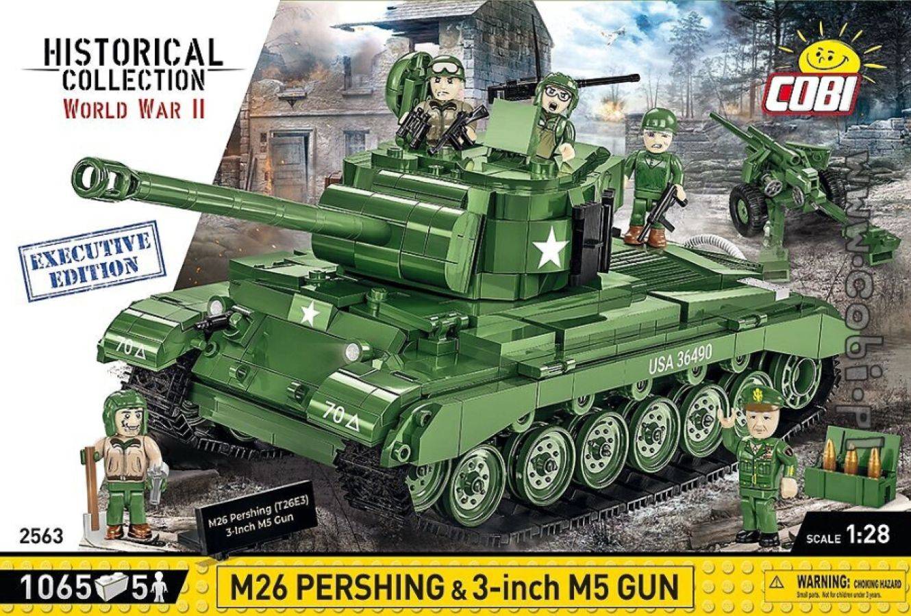 WW2 - M26 Pershing & 3-inch M5 1065 pcs