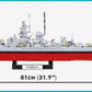 WW2 - Battleship Gneisenau 2417 pcs