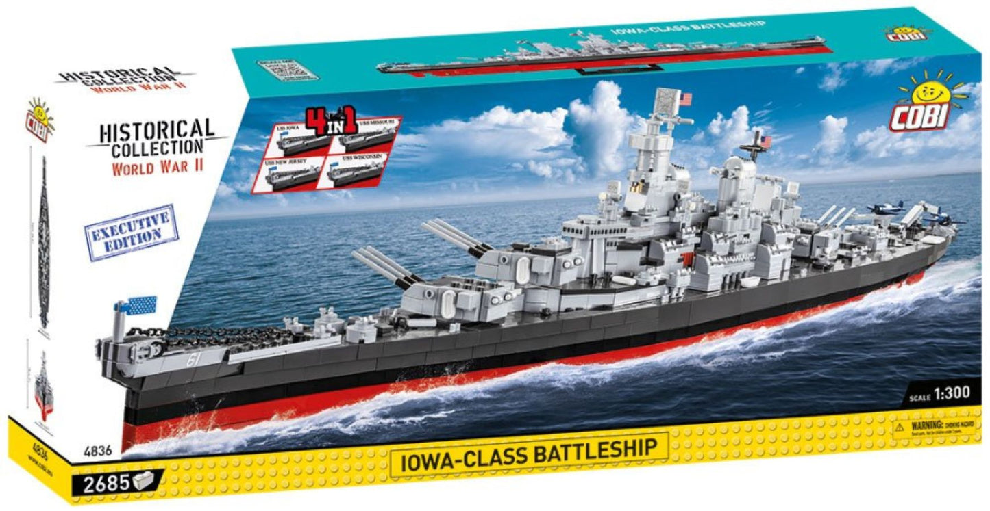 WW2 - Iowa-Class Battleship 2665 pcs