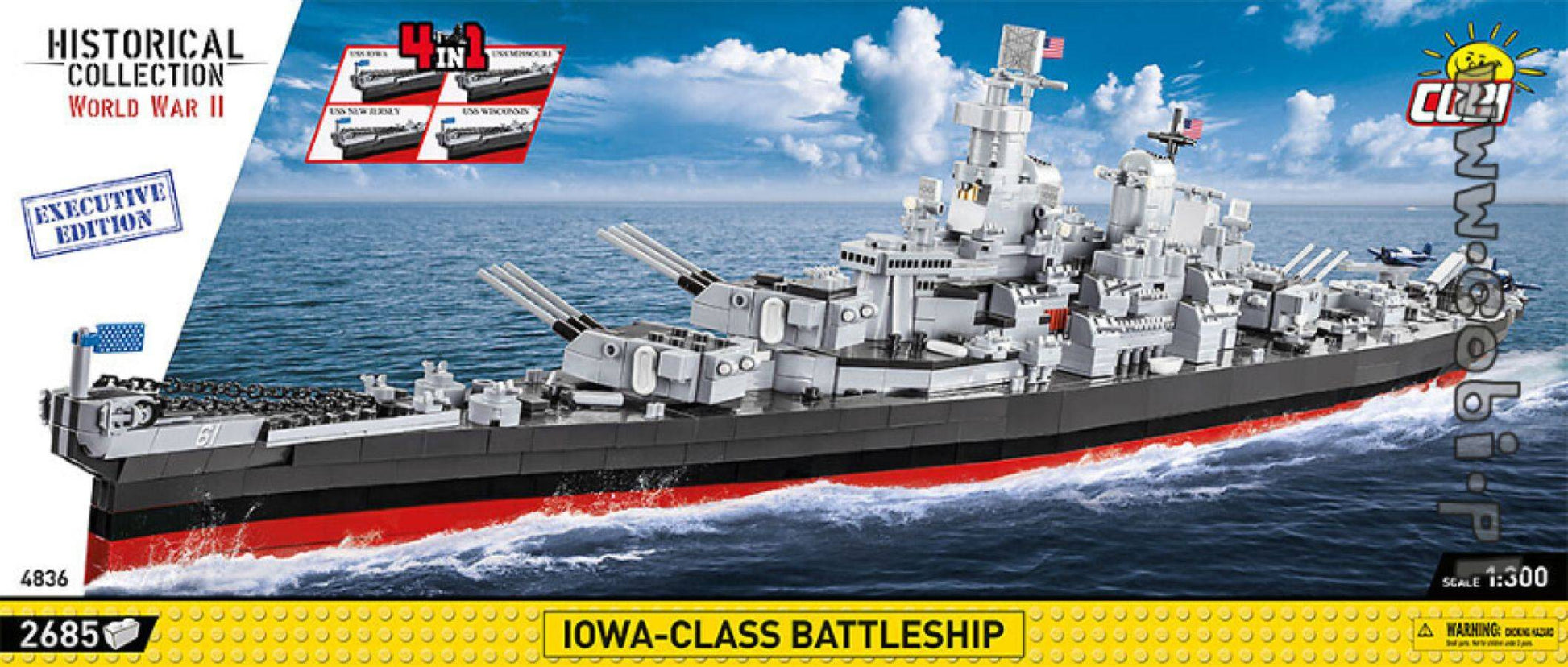 WW2 - Iowa-Class Battleship 2665 pcs