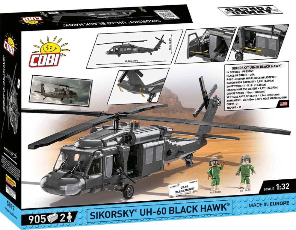 Armed Forces - Sikorsky UH-60 Black 905 pcs
