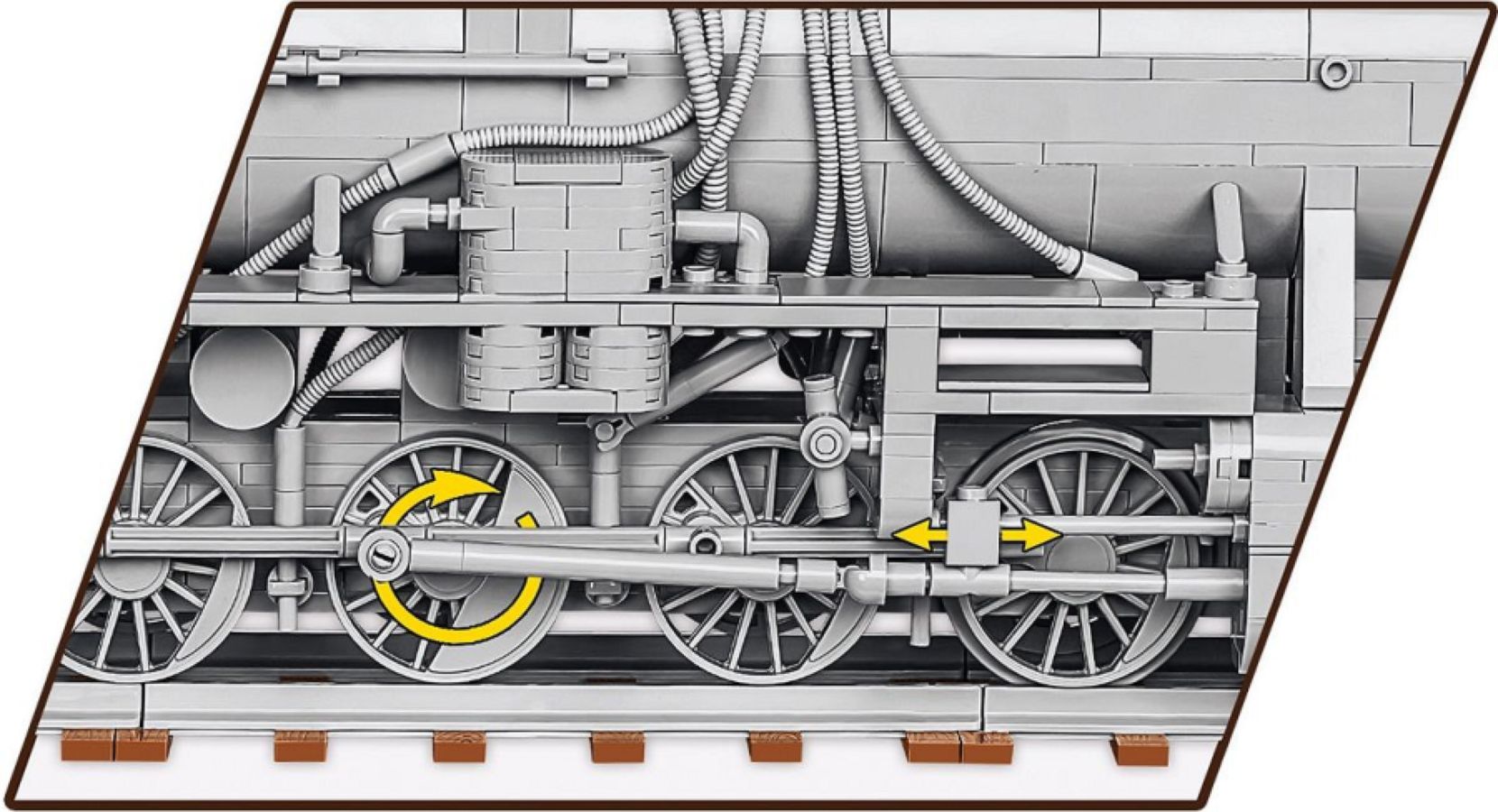 Trains - Kriegslokomotive Baureihe 52 Locomotive 1:35 Scale [2476 Pcs]