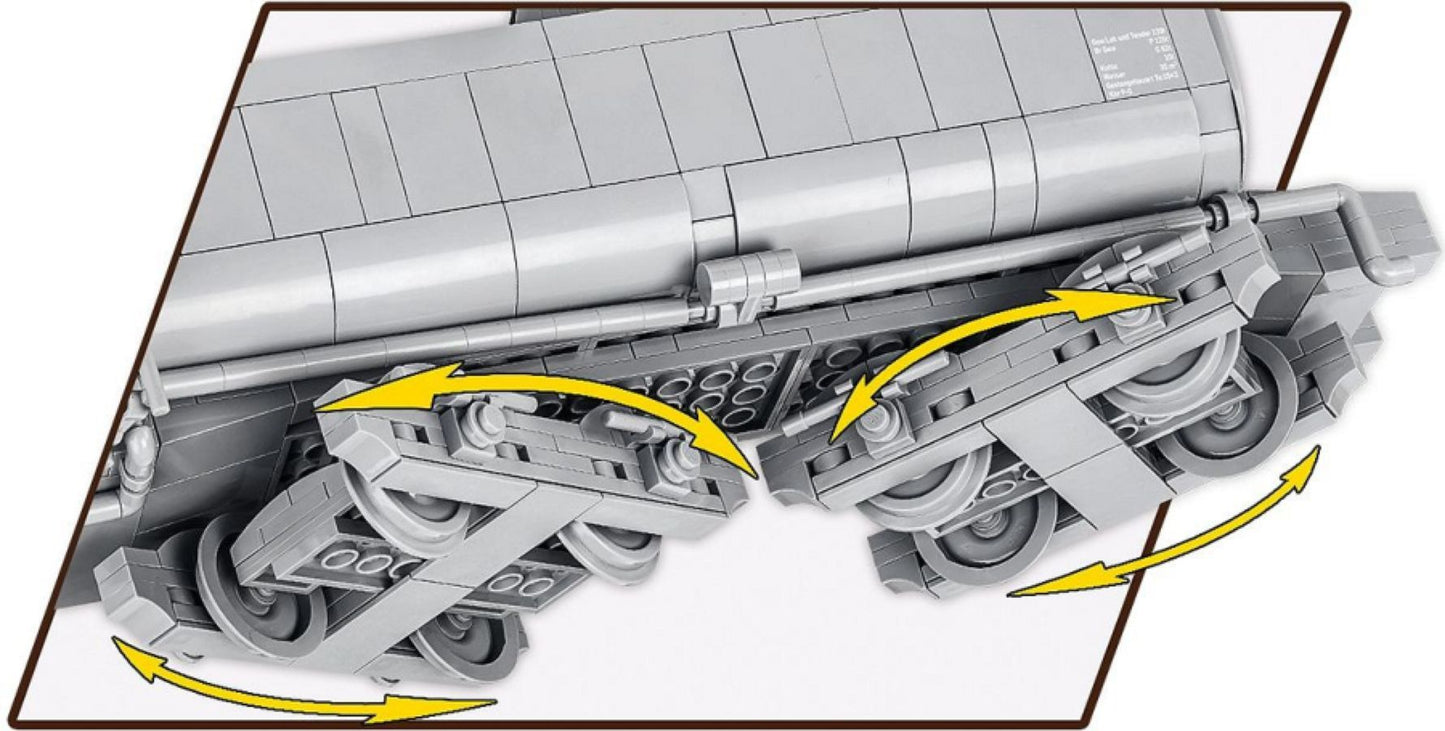 Trains - Kriegslokomotive Baureihe 52 Locomotive 1:35 Scale [2476 Pcs]