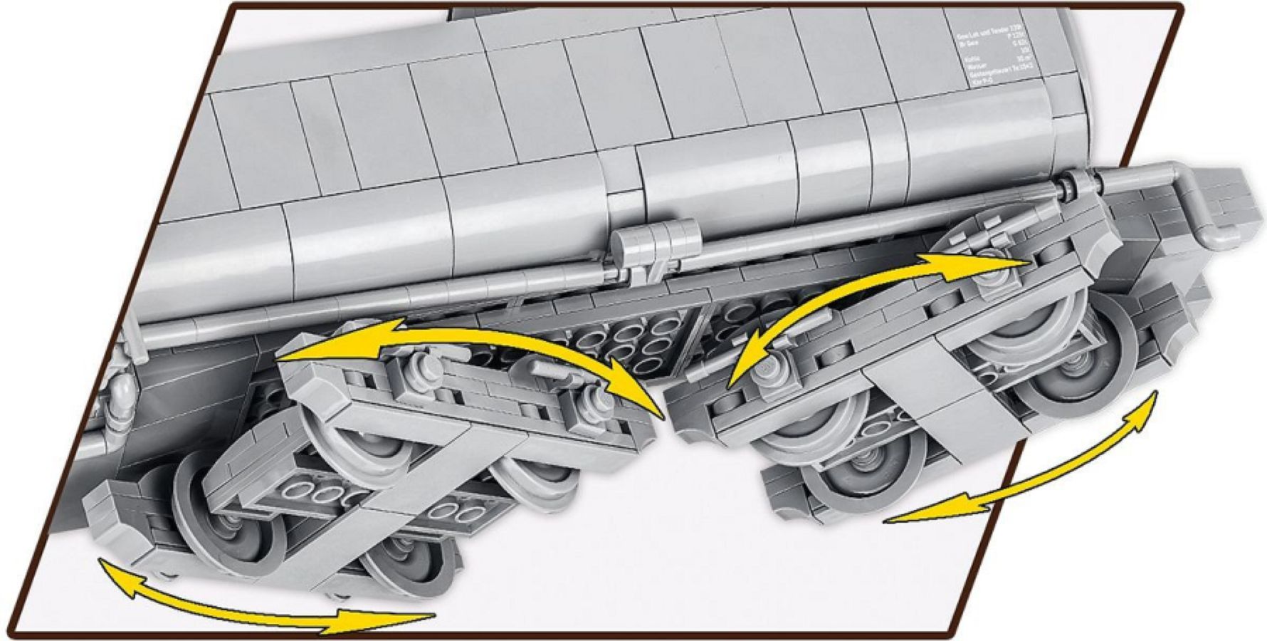Trains - Kriegslokomotive Baureihe 52 Locomotive 1:35 Scale [2476 Pcs]