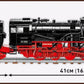 Trains - DR BR 52 Steam Locomotive 1:35 Scale [2505 Pcs]