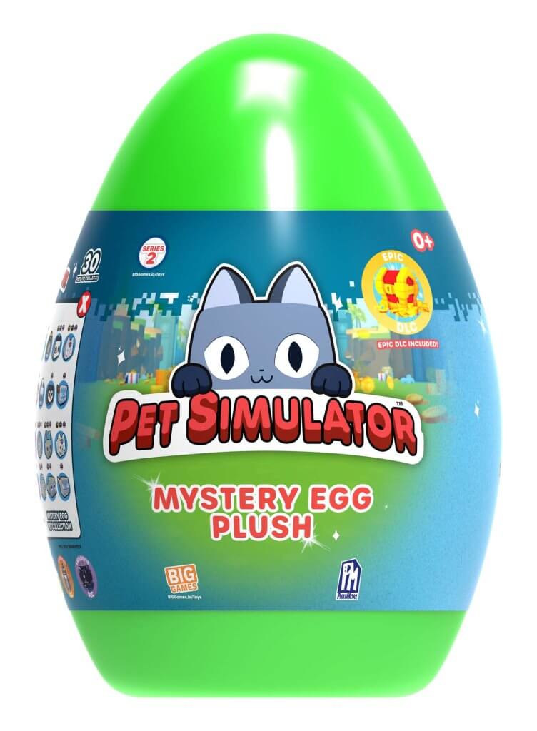 PET SIMULATOR Mystery Egg 6 inch Plush S2