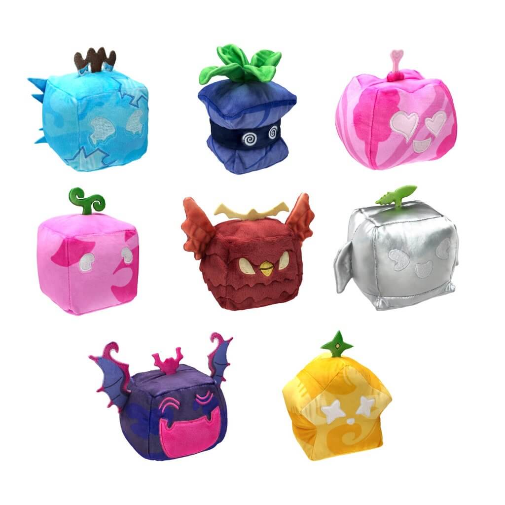 BLOX FRUITS 4" Collectible Blind Box Plush Asst with DLC Code