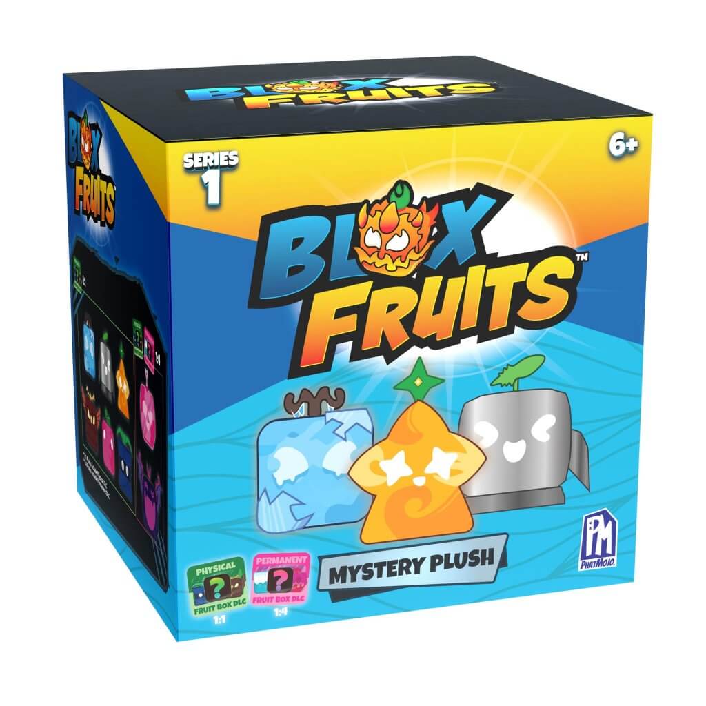 BLOX FRUITS 4" Collectible Blind Box Plush Asst with DLC Code