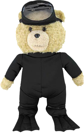 Ted 2 - 24" Movie Size Plush Scuba Outfit - Ozzie Collectables