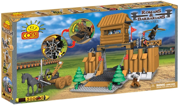 Romans & Barbarians - 500 Piece Tower Construction Set - Ozzie Collectables