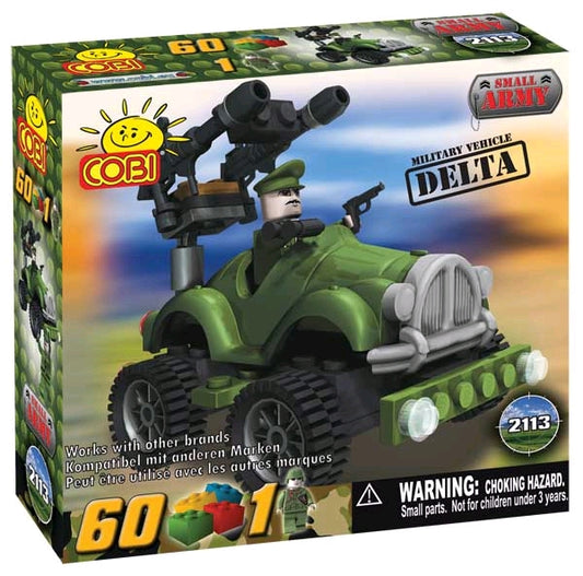 Small Army - 60 Piece Delta Military Vehicle Construction Set - Ozzie Collectables