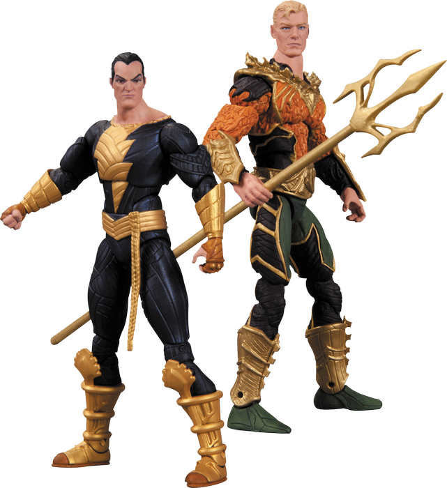 Injustice - Aquaman vs Black Adam Action Figure 2-Pack - Ozzie Collectables