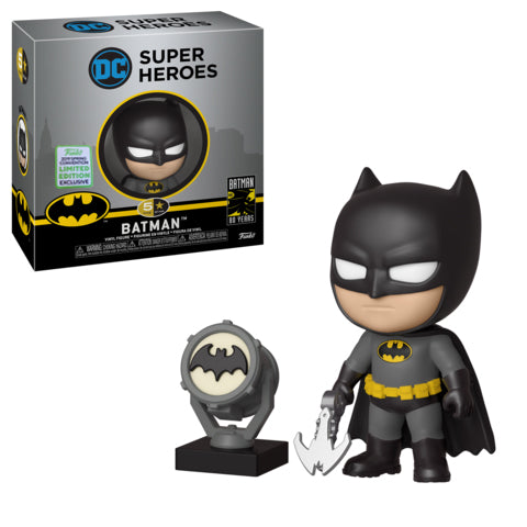DC - Batman (Black/Yellow) ECCC 2019 Exclusive 5 Star Vinyl Figure - Ozzie Collectables
