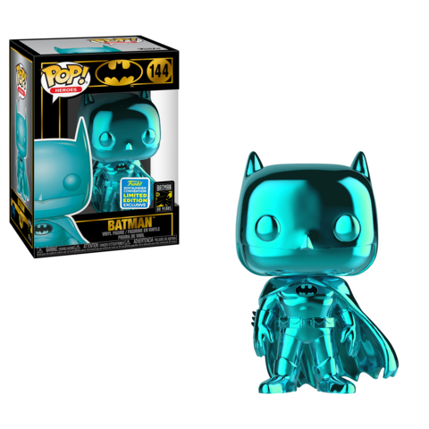 Batman - Batman Teal Chrome SDCC 2019 Exclusive Pop! Vinyl - Ozzie Collectables